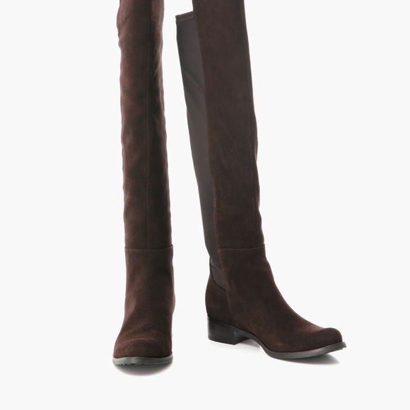NEW $230 Blondo x Tuckernuck Velma Brown suede OTK riding boot women size 5.5, 7 - Picture 5 of 9